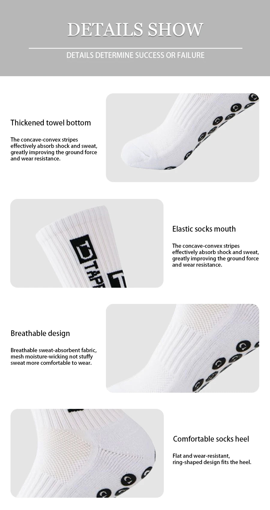 Anti-Slip Football Socks