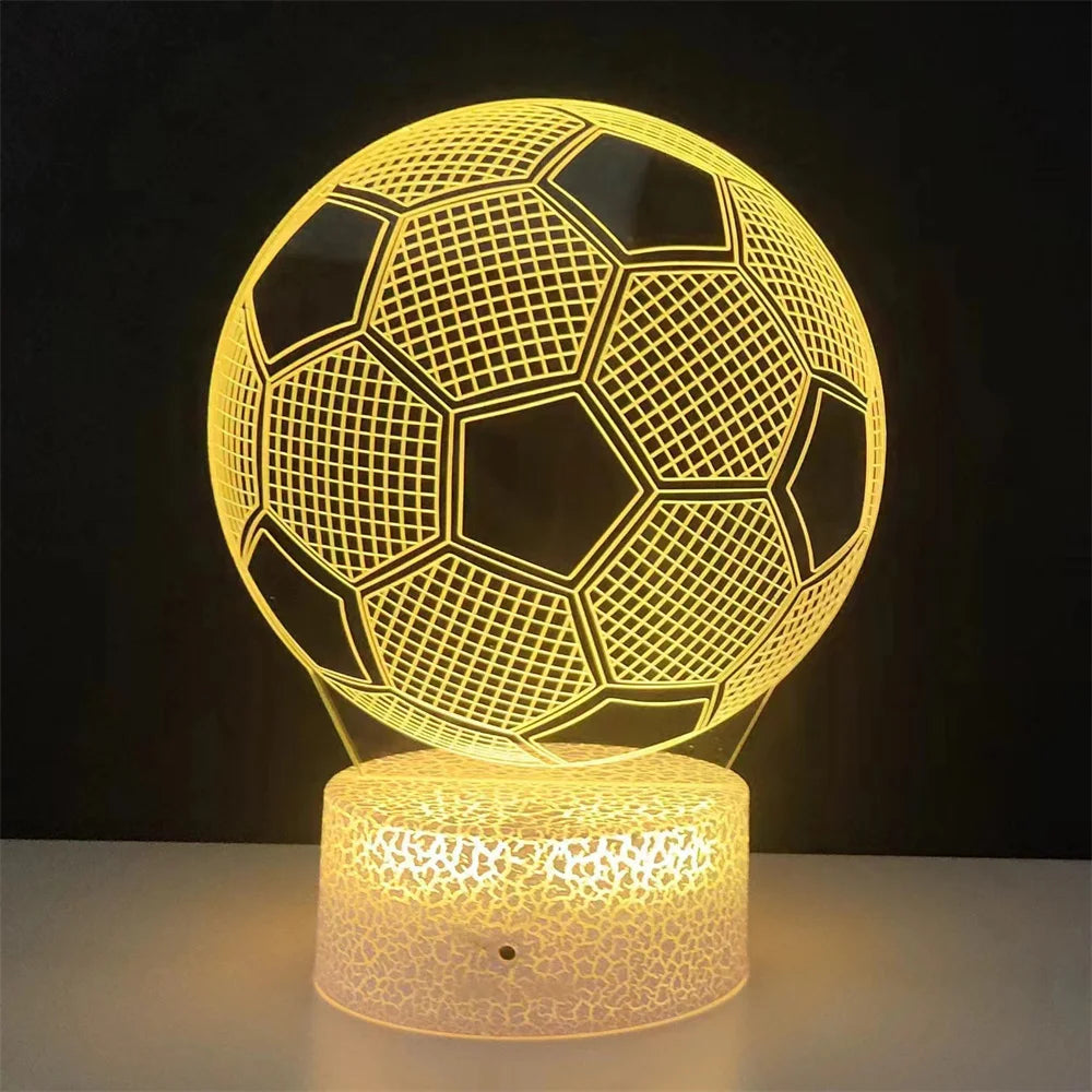 Football 3D Illusion Night Light