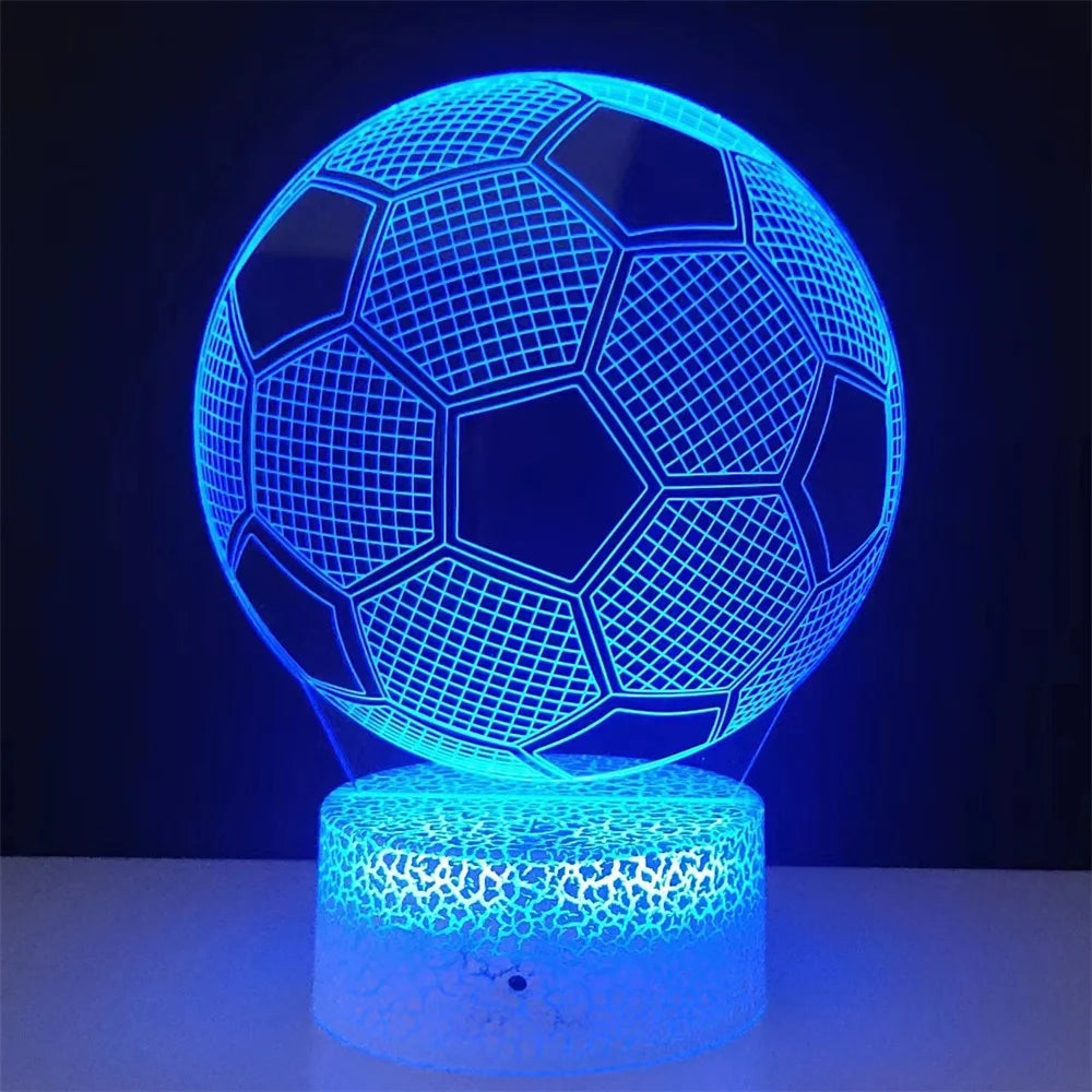 Football 3D Illusion Night Light