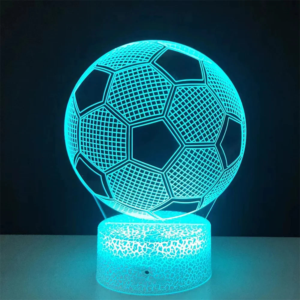 Football 3D Illusion Night Light